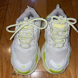 kids unisex balenciaga triple S